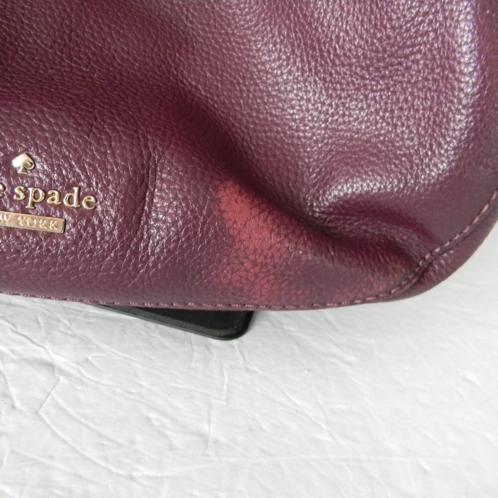 Kate Spade Purple Leather Shoulder Bag - Picture 2 of 9